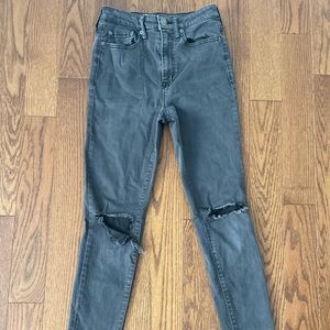 Aeropostale Black Ripped Jeans Size 4